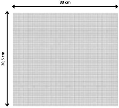 Dörrfolie Antihaft Lebensmittelecht 33x30,5 cm eckig 5er Pack 33x30,5cm, 33x30,5cm
