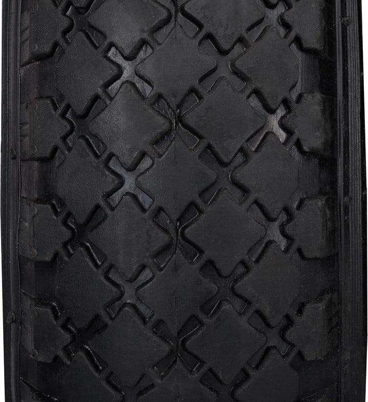 4 x Sackkarrenrad, 3.00-4, luftbereift, Ersatzrad mit Kunststofffelge, 260x85mm, Ø Achse 25mm, Kompl
