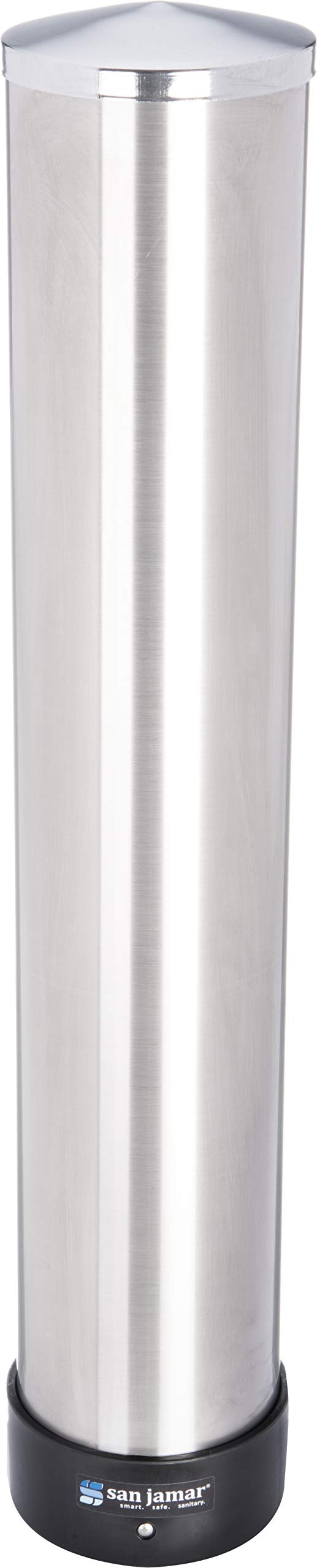 San Jamar C3400P Edelstahl Getränkebecher aus Pappe zum Herausziehen, Bechergrösse, 350-710 mL, Rand
