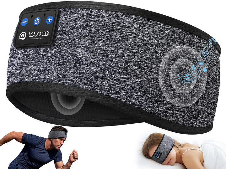 LOVE EYE Schlafkopfhörer Bluetooth, Kopfhörer Schlafen, Schlaf Stirnband Kopfhörer Headband Schlafma