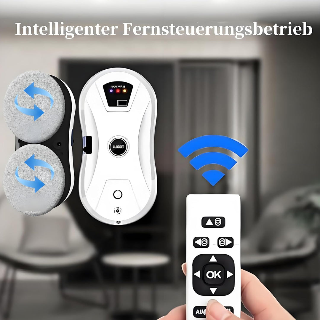 Fensterputzroboter Automatischer Fensterreinigungsroboter Fensterroboter Mit Wasserstrahl, Fensterre