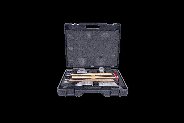 KS Tools 140.2100 Karosserie-Ausbeul-Satz, 7-tlg., Farbe