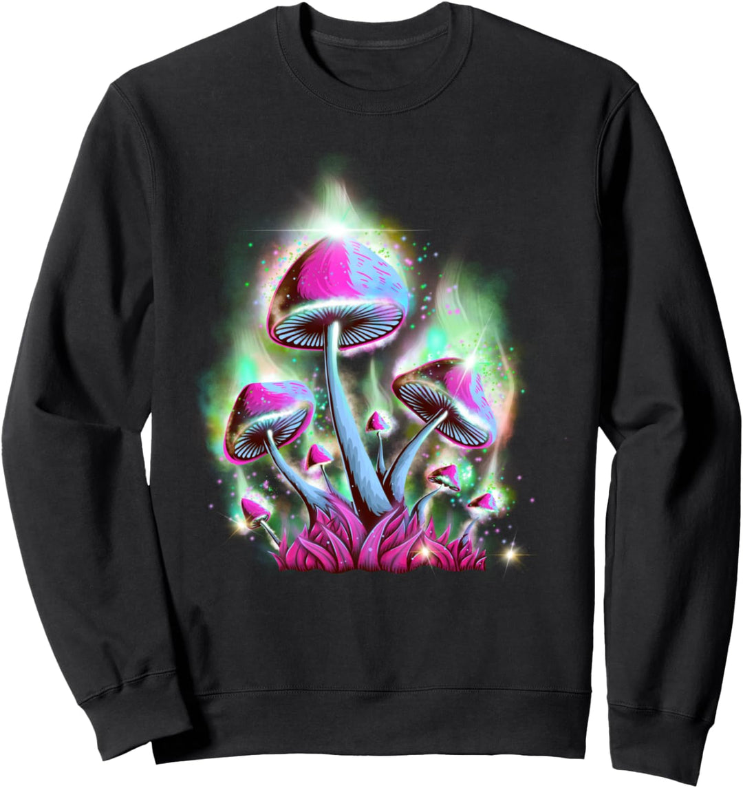 Mystische Mushrooms & Magische bunte Pilze für Pilzsammler Sweatshirt