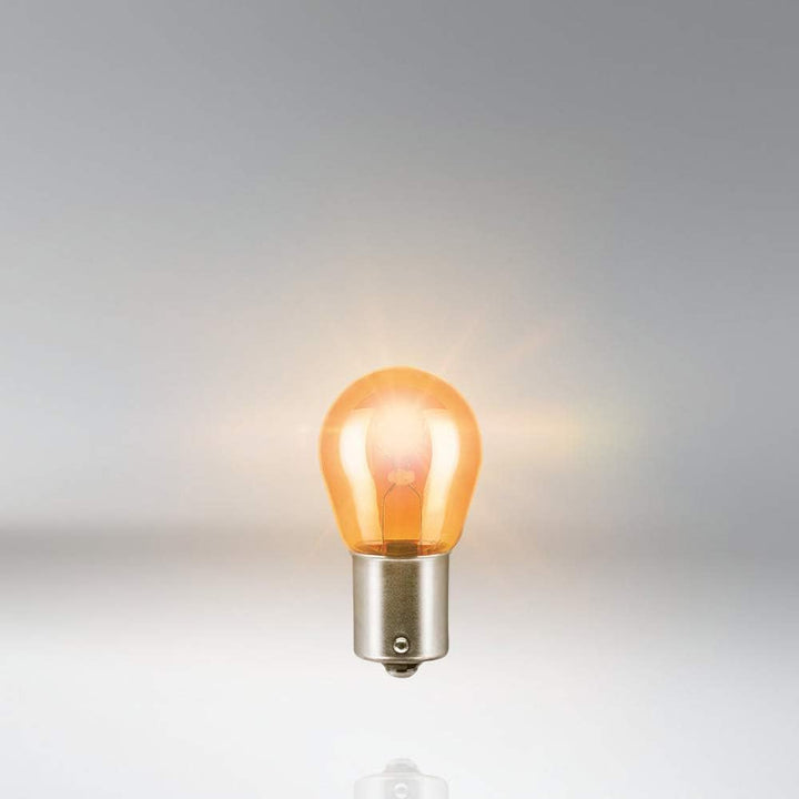 10 x OSRAM 581 PY21W BAU15S bernsteinfarbene Blinkerlampe 12 V 21 W 7507