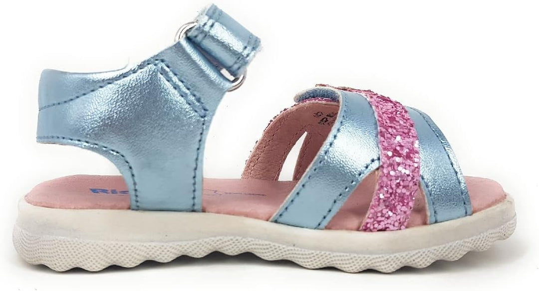 Richter Kinderschuhe Kleinkinder Lauflern Sandalen Mehrfarbig Freizeit 20 EU Ciel Lotus, 20 EU Ciel