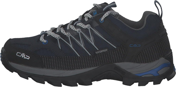 CMP Herren Rigel Low Shoe Wp Trekking-& Wanderhalbschuhe 39 EU Blau Zementgrau B Blue Cemento, 39 EU