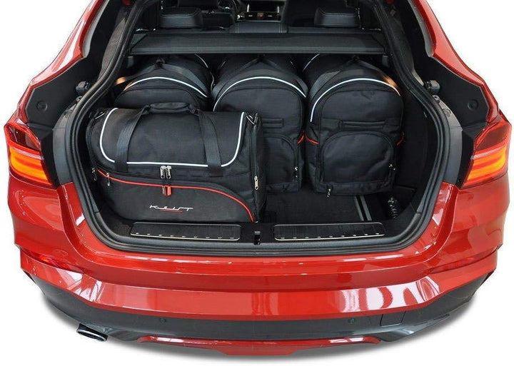 KJUST Dedizierte Kofferraumtaschen 5 stk kompatibel mit BMW X4 F26 2014-2017