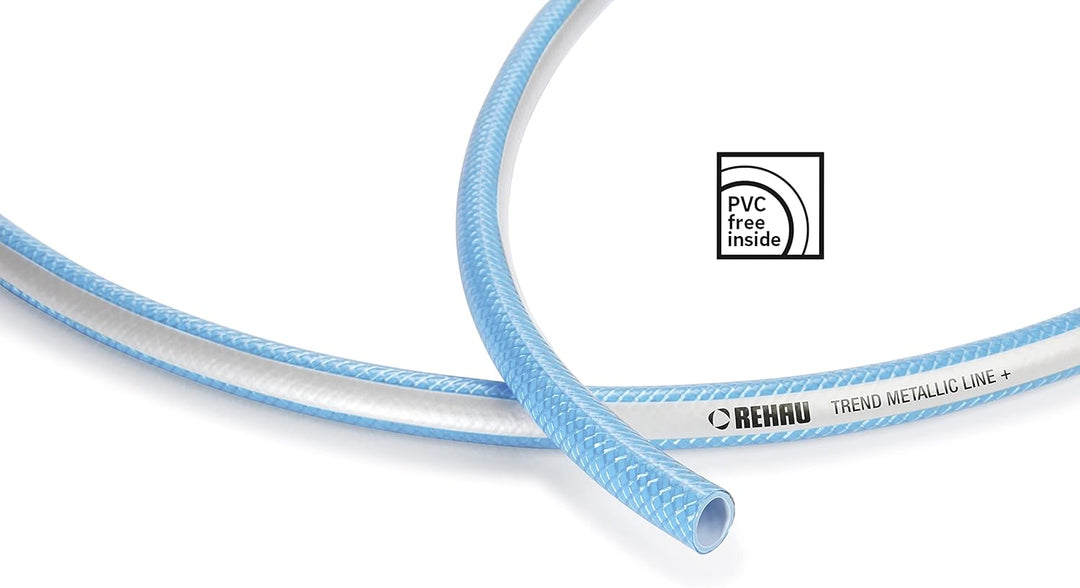 REHAU Trend-Gartenschlauch METALLIC LINE+ 1/2 Zoll 20m: ökologisch unbedenklich, frei von Schadstoff