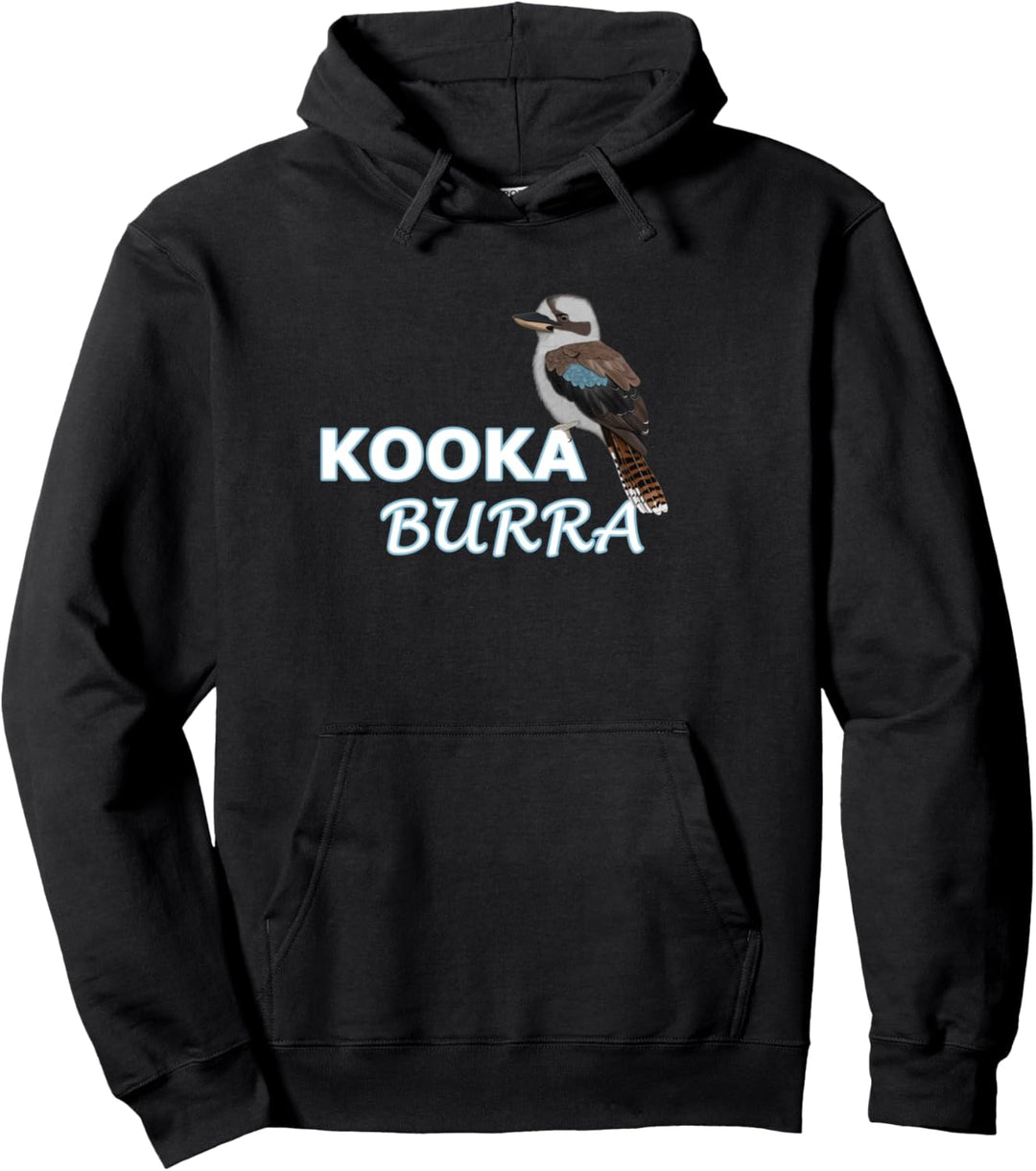 Kookaburra Vogel Zeichnung Biologe Ornithologe Vogelfreund Pullover Hoodie