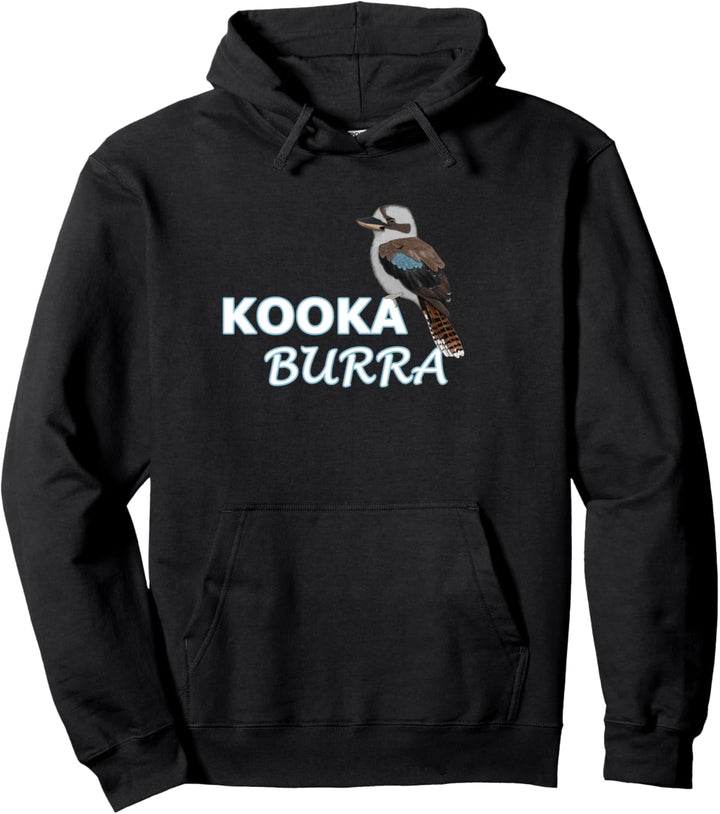 Kookaburra Vogel Zeichnung Biologe Ornithologe Vogelfreund Pullover Hoodie