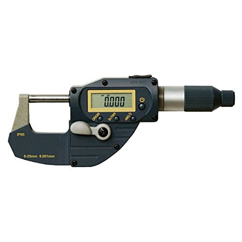 Dasqua 4209-0017 IP65 Electronic Indicating Micrometer, 1"/25mm
