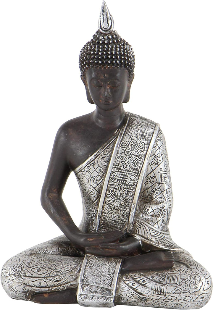 Deco 79 Polystein Skulptur, Kunststein, schwarz, SMALL Size SMALL SIZE Schwarz, SMALL SIZE Schwarz