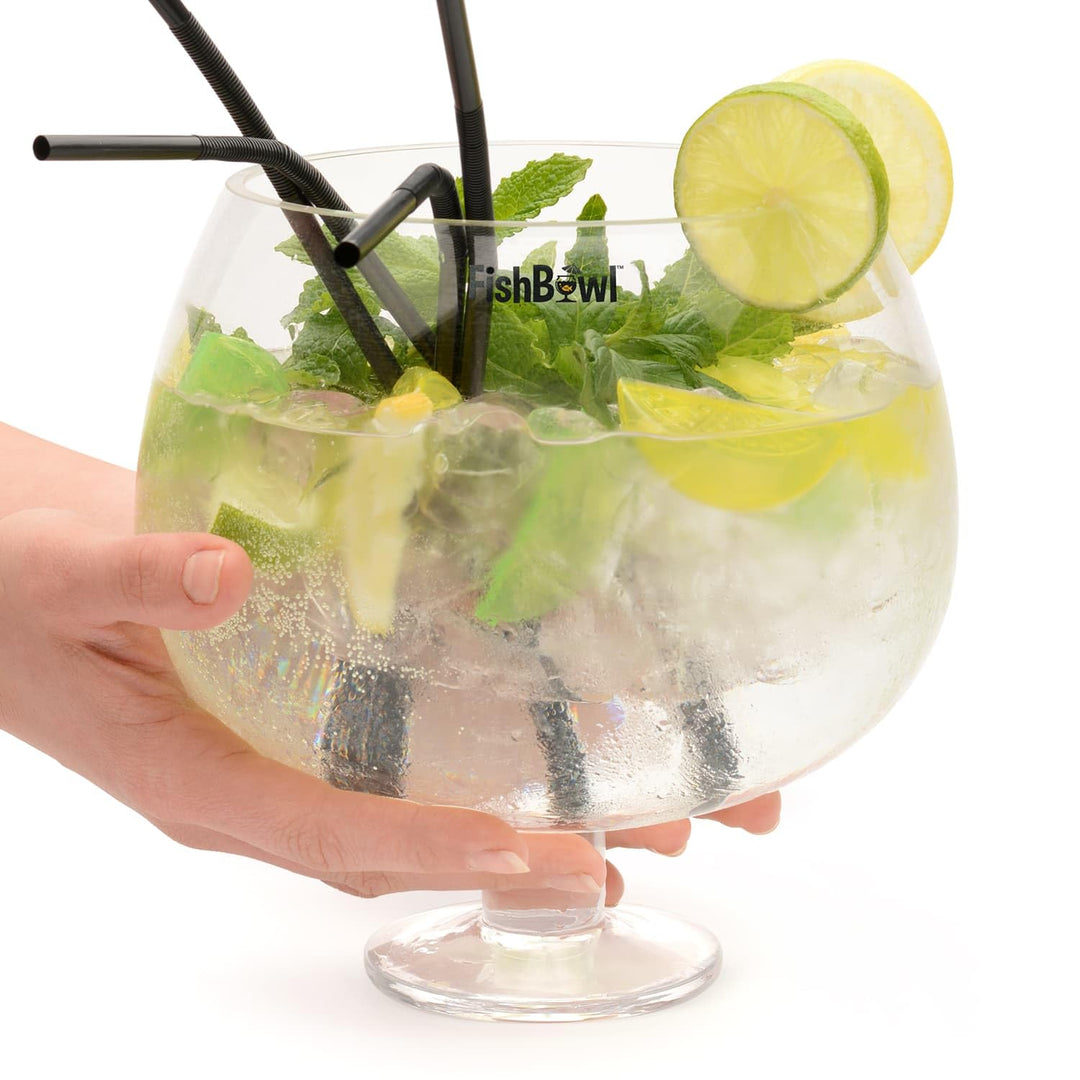 Fishbowl Übergrosses Cocktailglas, Jumbo, aus Glas, extra gross, 20 cm, einzeln (3 Liter)