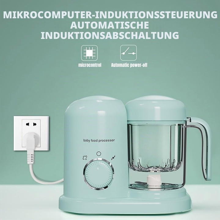 Multifunktions-Kochmaschine für Babys, Dampfgaren und automatisches Mixen, leicht zu reinigen, Mixer