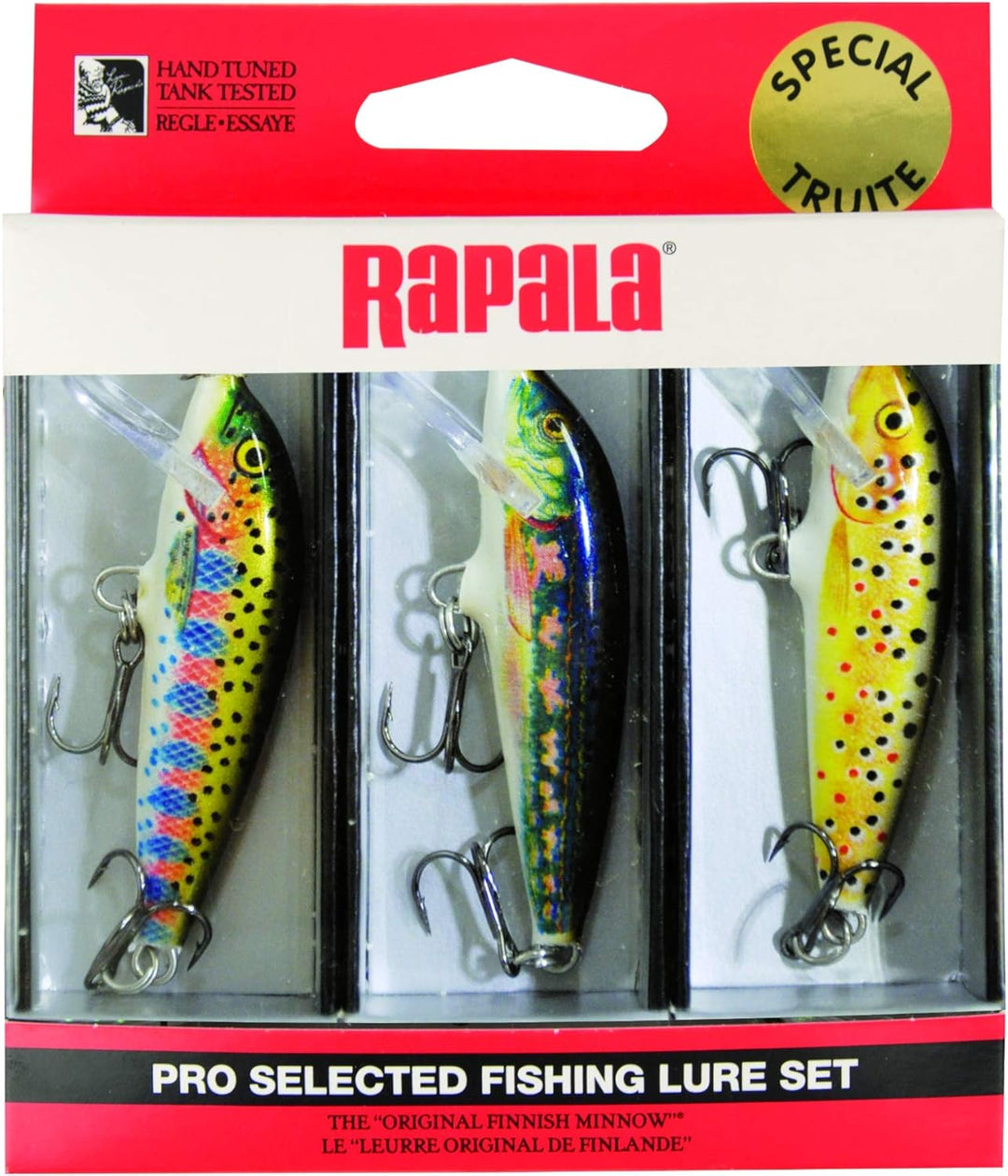 Rapala - 3er-Set Angelköder mit 1 Countdown CD05 5cm und 2 Floater Original F05 - Forellen-, Barsch-
