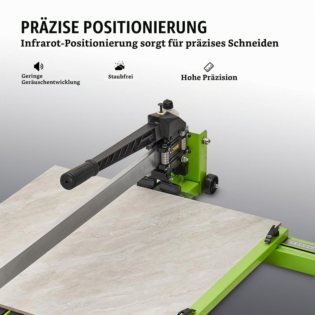 Mophorn Manueller Fliesenschneider 800 mm Fliesenschneidmaschine 31.5 Zoll Geeignet für Bodenfliesen