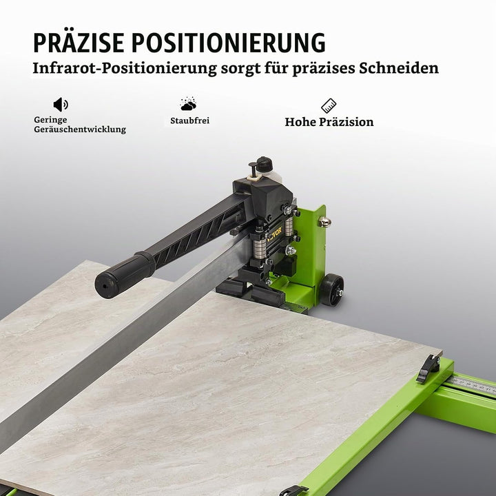 Mophorn Manueller Fliesenschneider 800 mm Fliesenschneidmaschine 31.5 Zoll Geeignet für Bodenfliesen