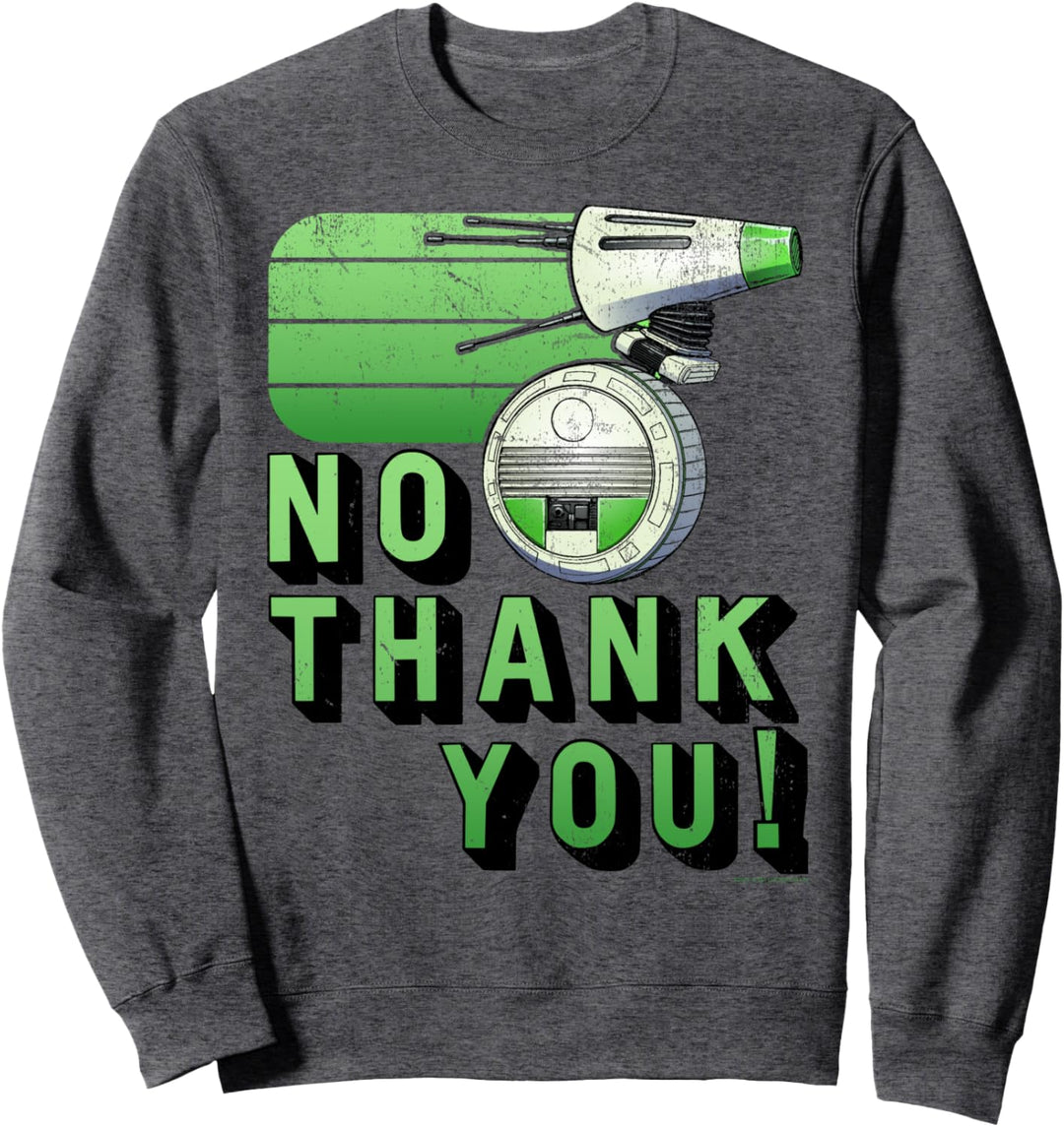 Star Wars: The Rise Of Skywalker D-O No Thank You Sweatshirt