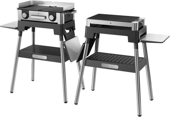 WMF Lono Grill Standfuss, 92,7 x 75,0 x 43,8 cm, stabil und sicher, klappbare Seitenablagen, kompati