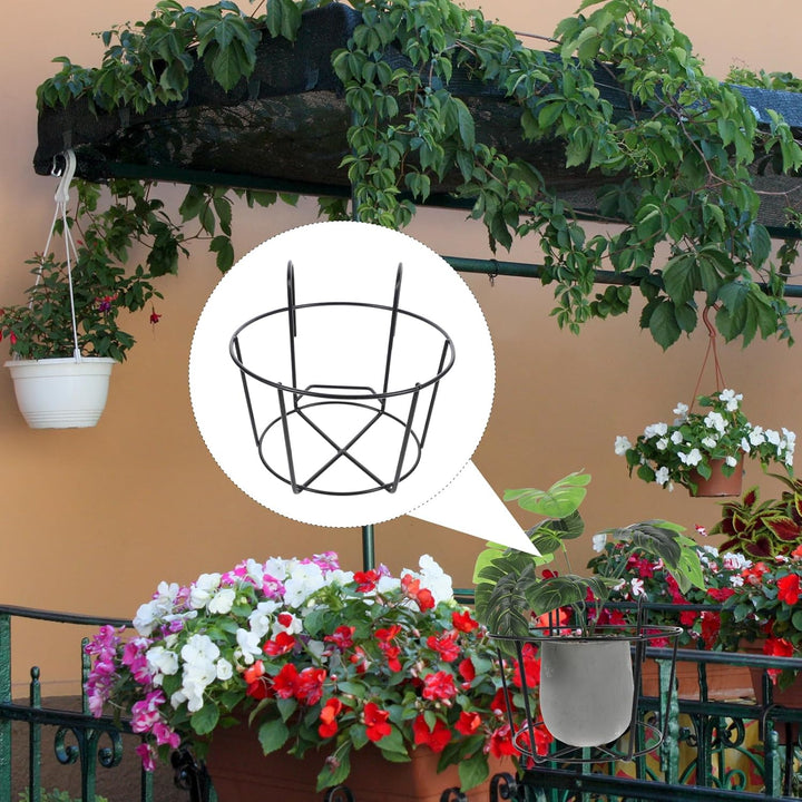 BESPORTBLE 2st Blumentopfständer Pflanzenvase Pflanzenhaken Hängeregal Für Pflanzen Hängekörbe Aus E