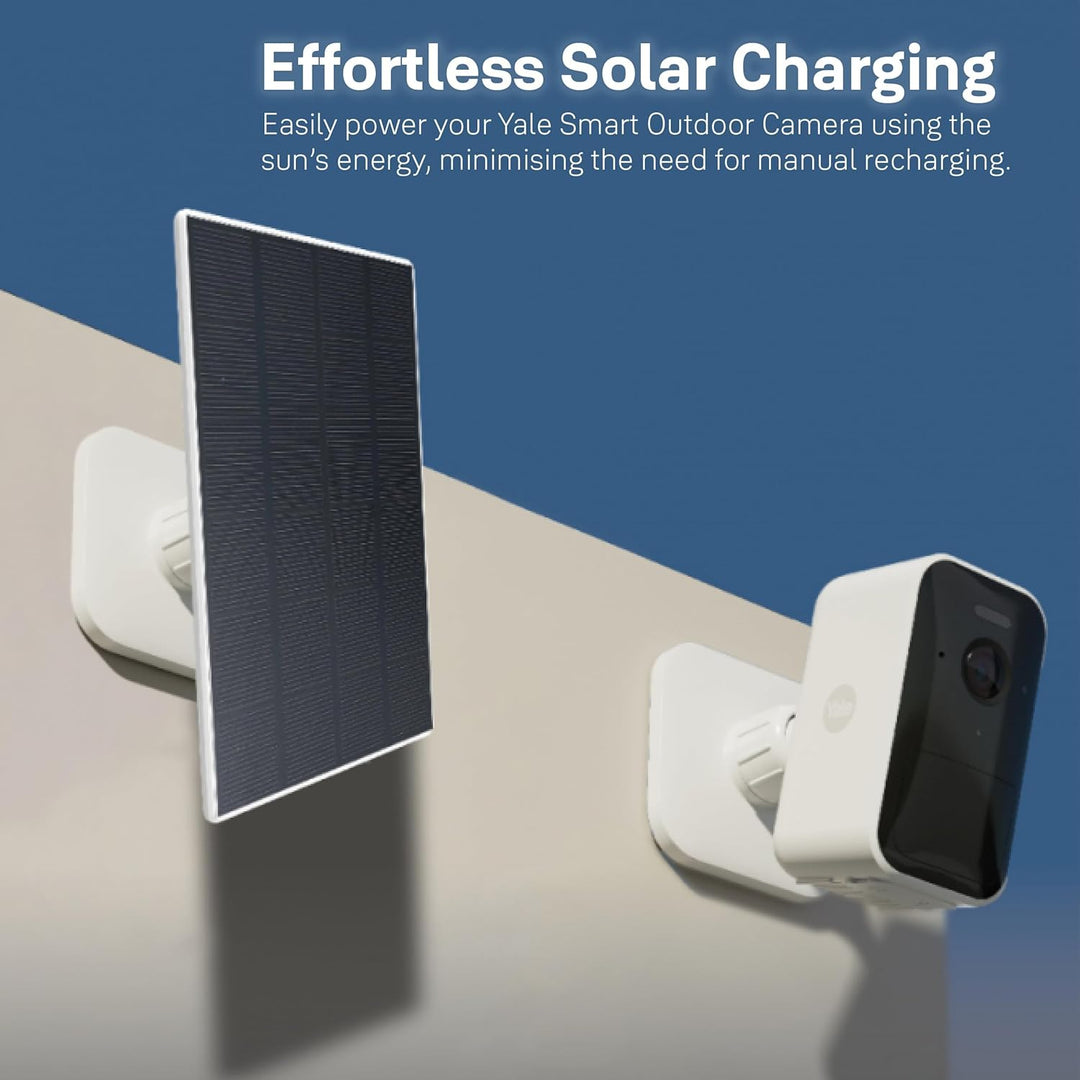 Yale - Solarladegerät - Verwendung im Freien - Bis zu 3 W Leistung bei direkter Sonneneinstrahlung -