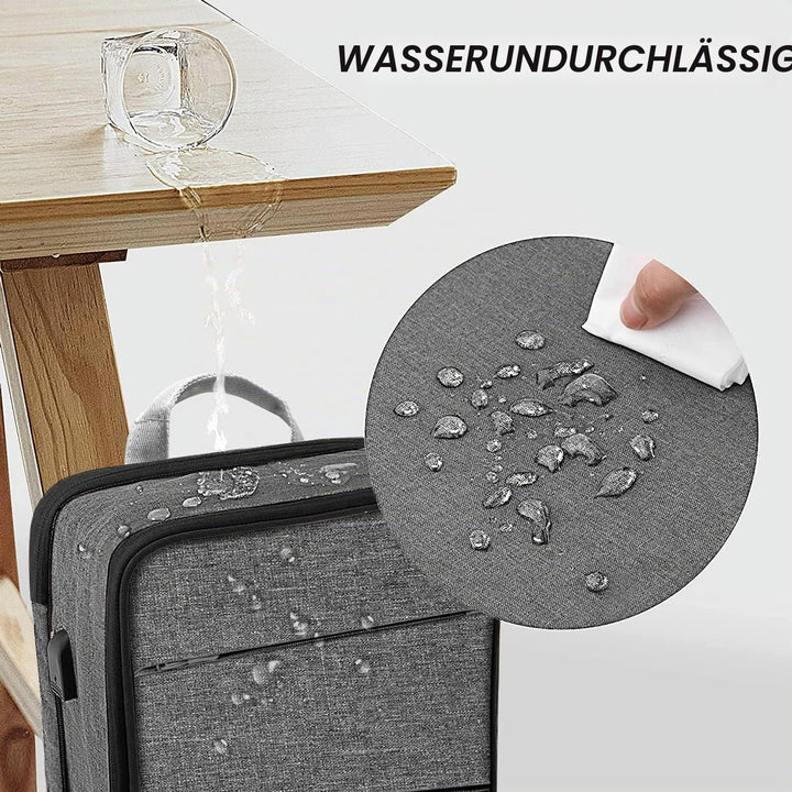 ZINZ 13 14 15 16 Zoll Schlank und Erweiterbar Laptop Rucksack Wasserdicht Notebook Tasche für Männer
