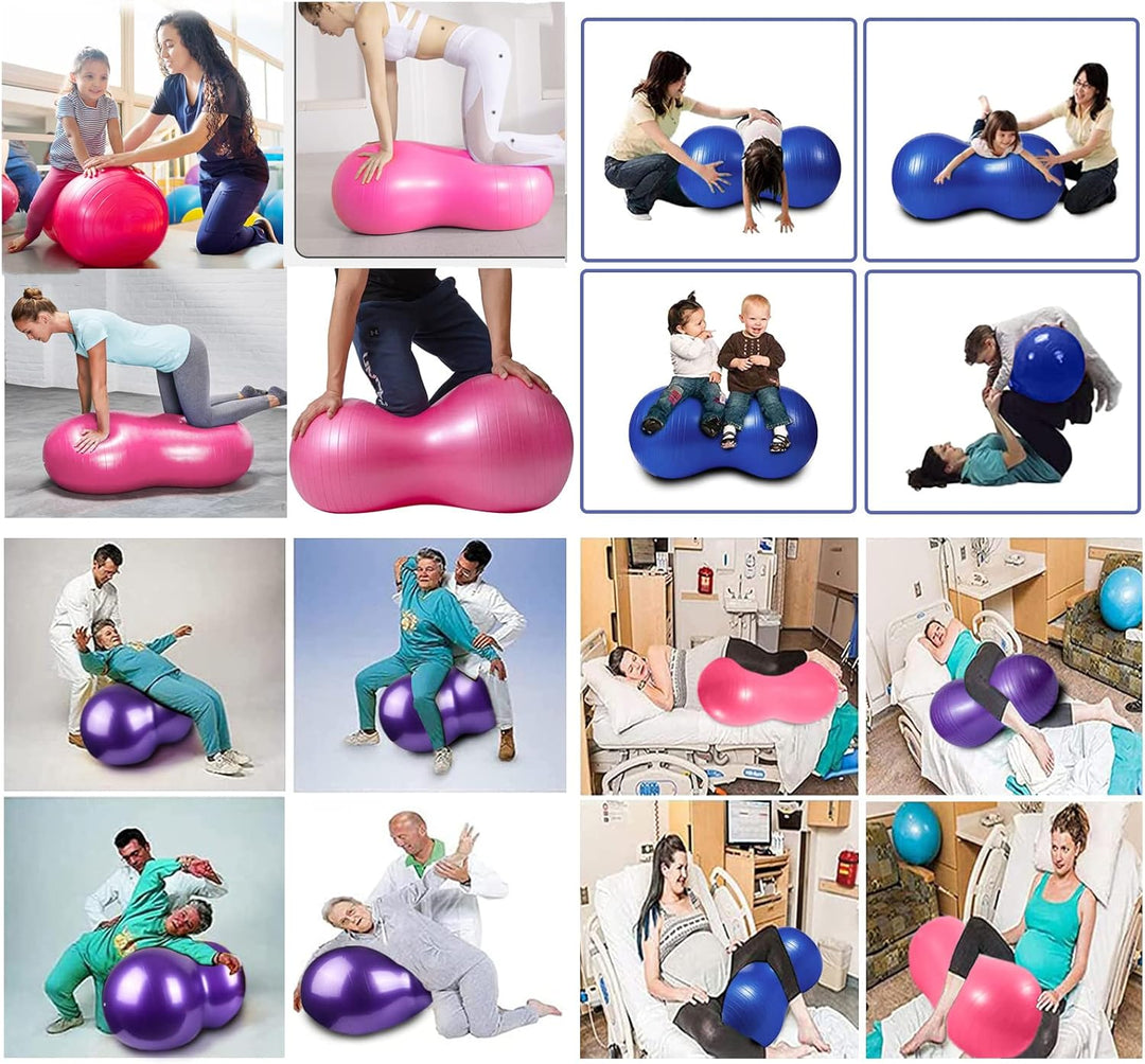 KRUIHAN Erdnuss Geformte Yoga Ball Übung - Hauptsport Turnhallen Gewichtsverlust Balancetraining Phy