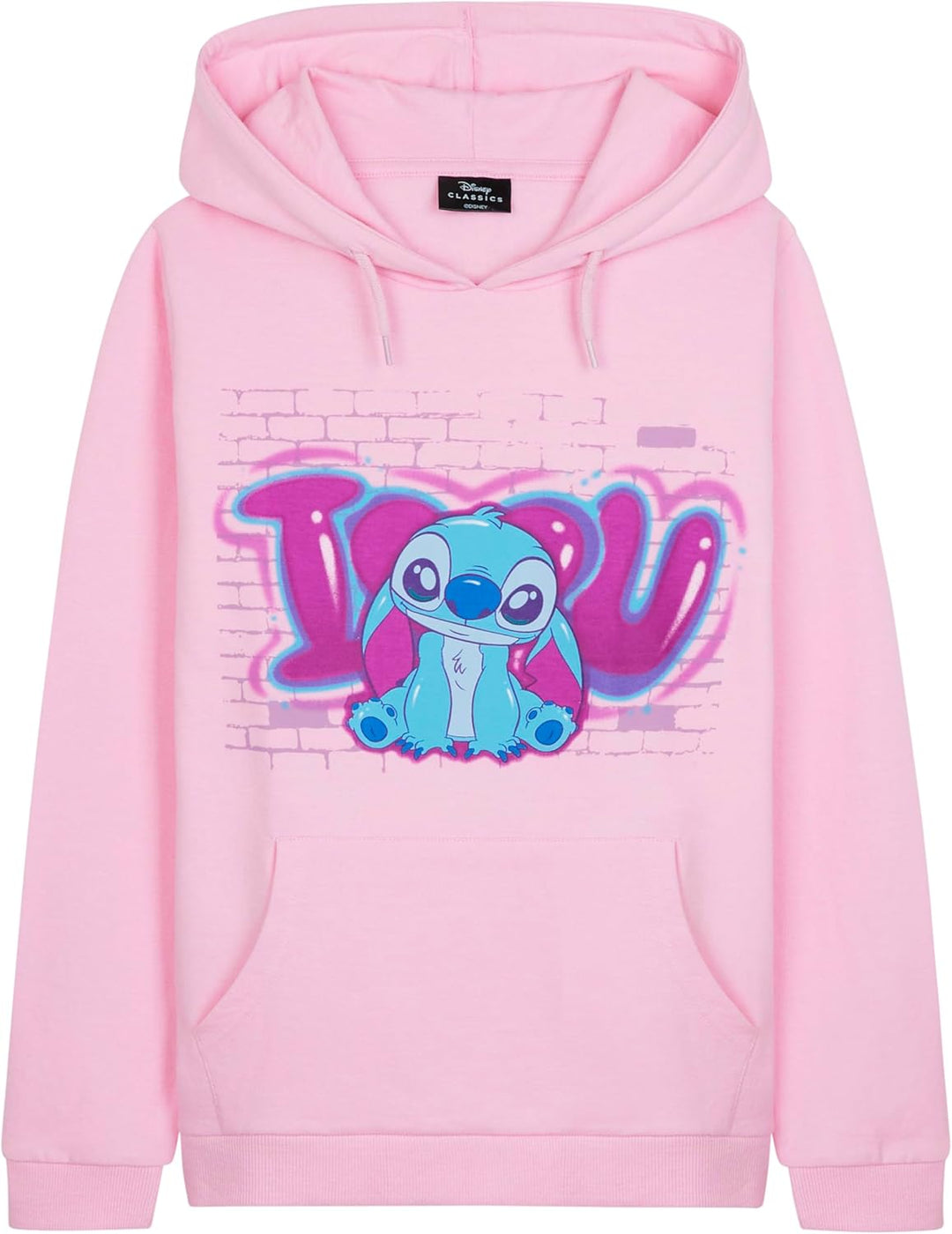 Disney Hoodie für Mädchen, Coole Pullover für Kinder und Jugendliche - Mädchen Geschenke (Rosa Stitc