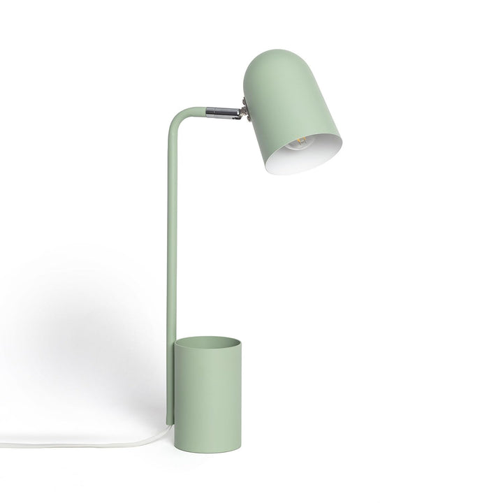 LEDKIA LIGHTING Schreibtischleuchte Flexo aus Metall mit Bleistifthalter Waal Seladonfarbe, Seladonf