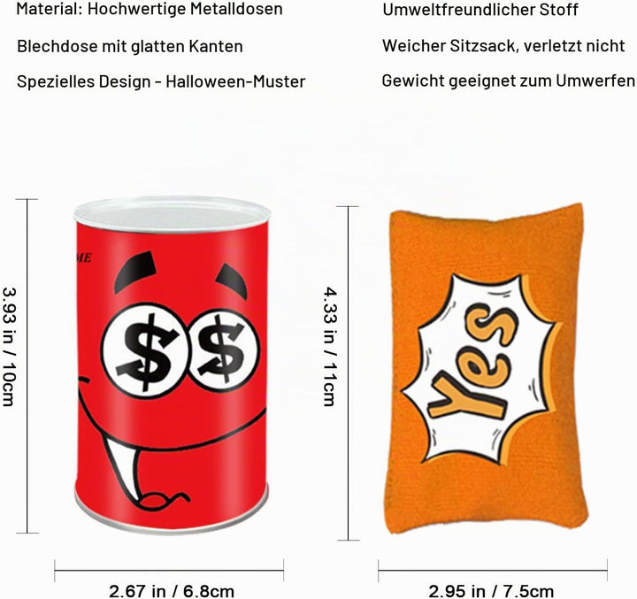 Ulifeme Dosenwerfen, Spielzeug Garten Spiele Kinder für Kindergeburtsta und Andere Party, 10 pcs Läc