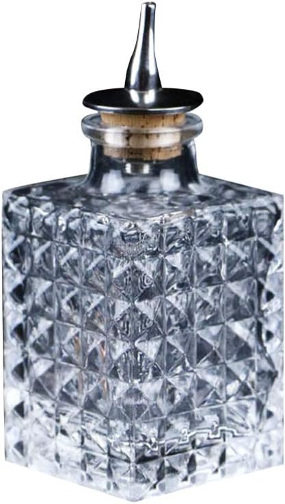 Absinth Glasflasche, Bitterflasche Bittertropfen Glaglas Dasher- Flaschen Bitterspender Mit Dash Whi