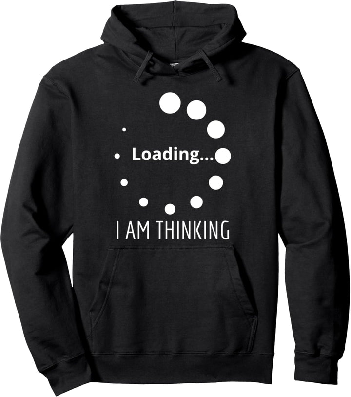 Lustiges Aufschrift "I'm Thinking for Geeks Nerd Pullover Hoodie