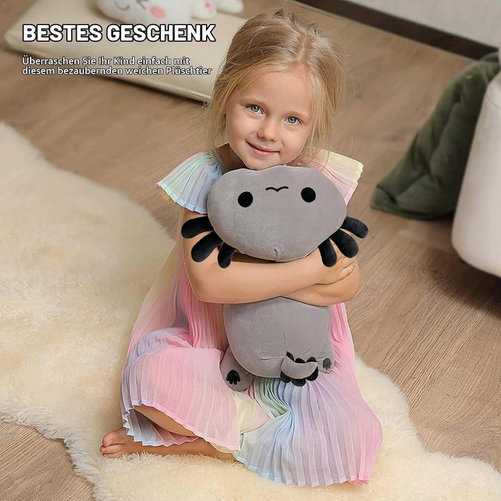shownicer Plüschtier Axolotl Stofftier Kawaii Salamander Plüsch, Axolotl Kuscheltier Plüschkissen Sp