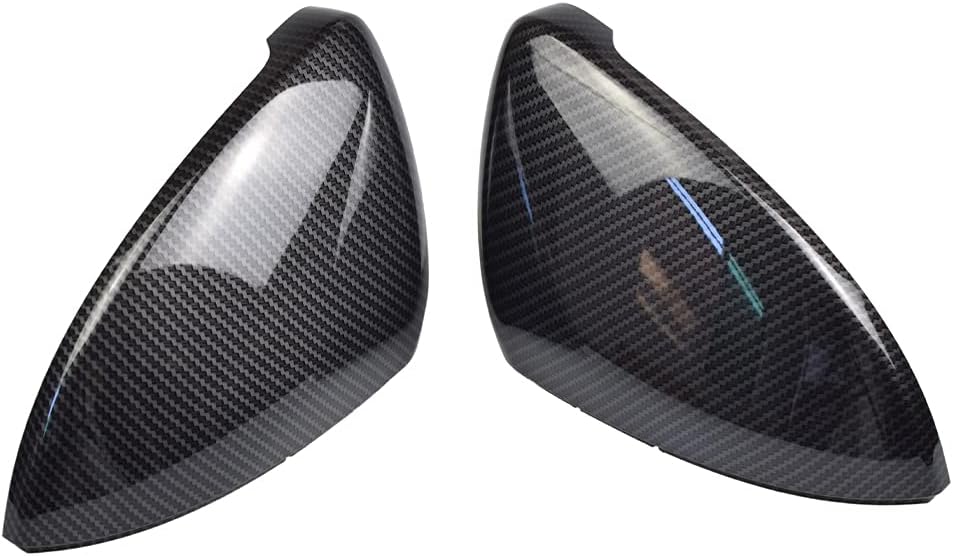 1 Paar Spiegelkappen Links Rechts Seitenspiegel Abdeckkappen für Golf MK7 7.5 GTI 7 Golf 7 R für T-o