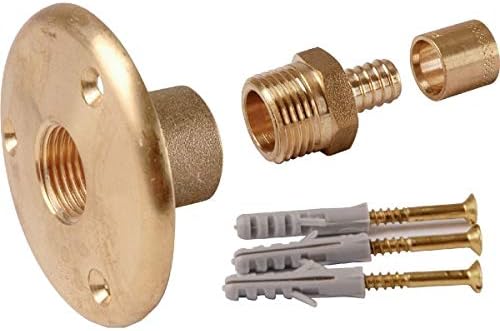 Wandleuchte Ausgang, zum Stecken, Messing Verrutschen – Per Ø 12 mm – f 1/2 – Watts Industrie