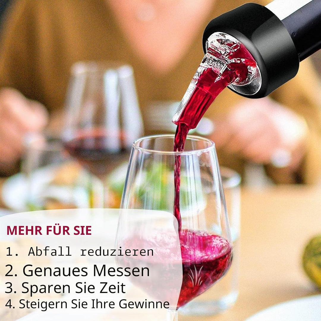Flaschenausgiesser 12 Stück Dosierer 3cl Auto-Pour Ausgiesser Schnapsspender Flaschendosierer Ausgus