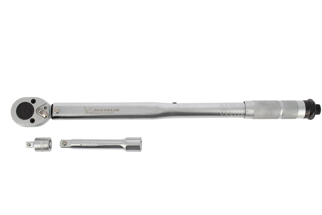 MICHELIN Drehmomentschlüssel MTW 210 Auto, Drehmoment 42 bis 210 Nm, Adapter und 125 mm Verlängerung