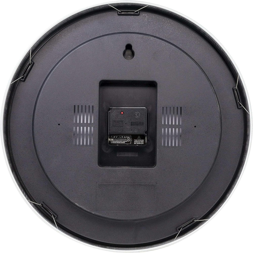 NeXtime Funkuhr Wanduhr Bahnhofsuhr "STATION - RCC", sehr leise, rund, ø 35 cm