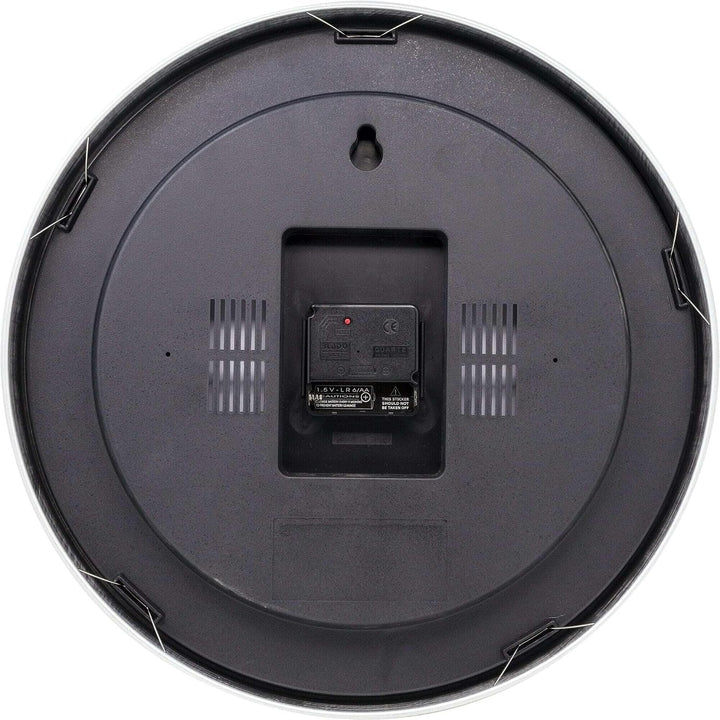 NeXtime Funkuhr Wanduhr Bahnhofsuhr "STATION - RCC", sehr leise, rund, ø 35 cm
