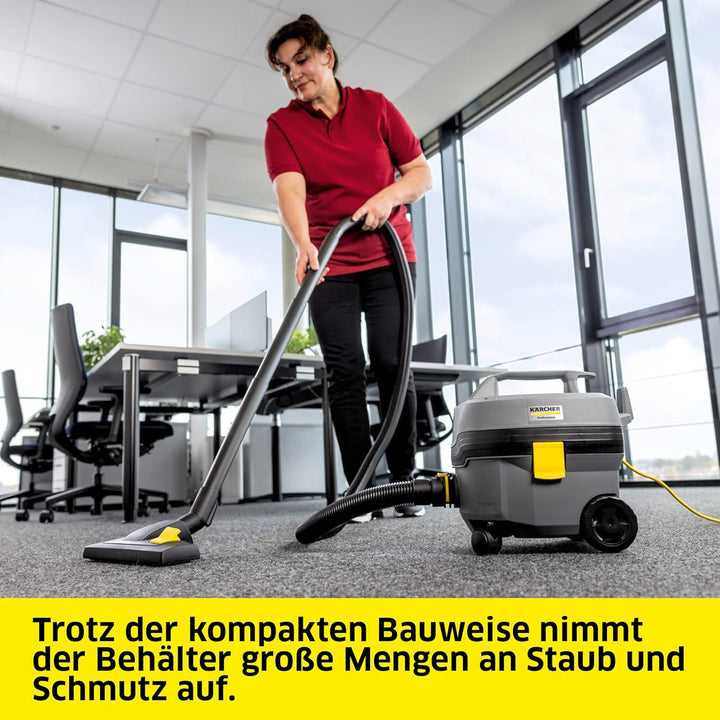 Kärcher Sauger T 7/1 Classic ADV, Sauger für Textil- und Hartböden, Behälter: 7 l, Leistung: 850 W,