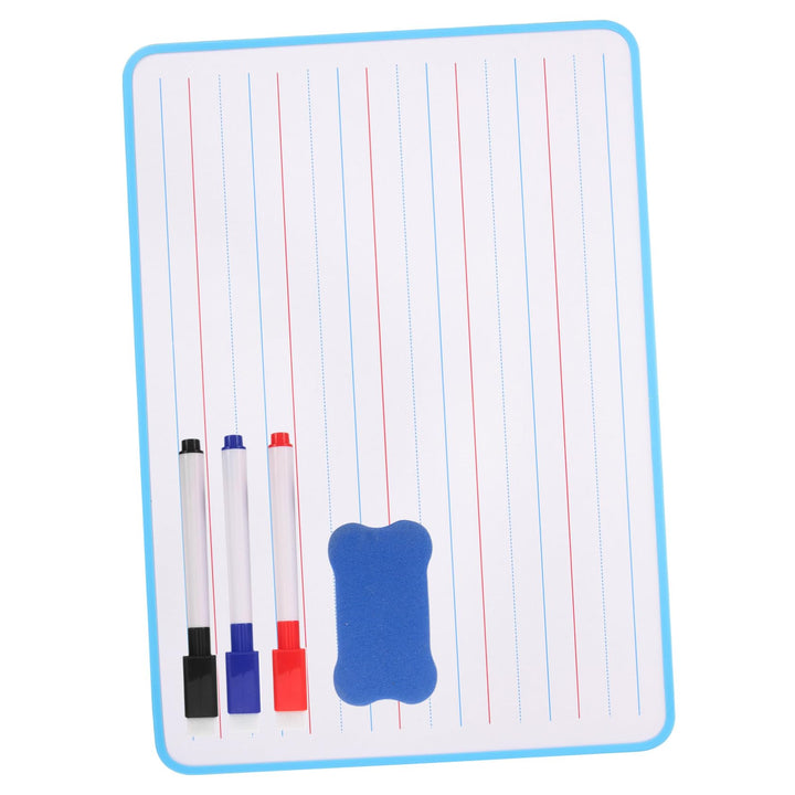 Supvox Doppelseitige Linierte Whiteboard-tafel aus Kunststoff für Kinder, Tragbar und Wiederverwendb