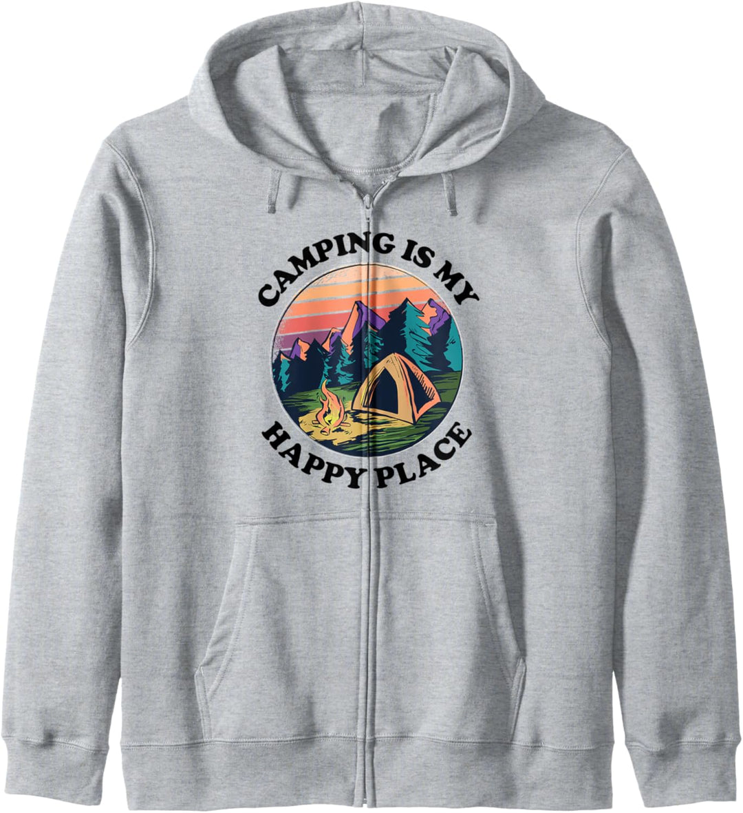 Camping Is My Happy Place für Zeltcamper Kapuzenjacke