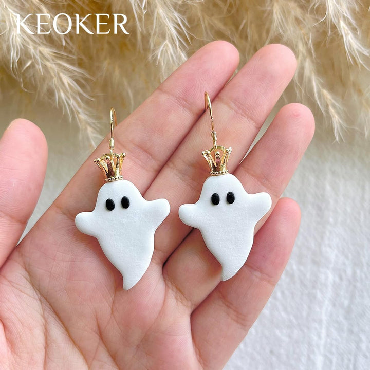 KEOKER Polymer Clay Cutters Halloween, Clay cutters for Halloween Earrings Making, 10 Shapes Hallowe