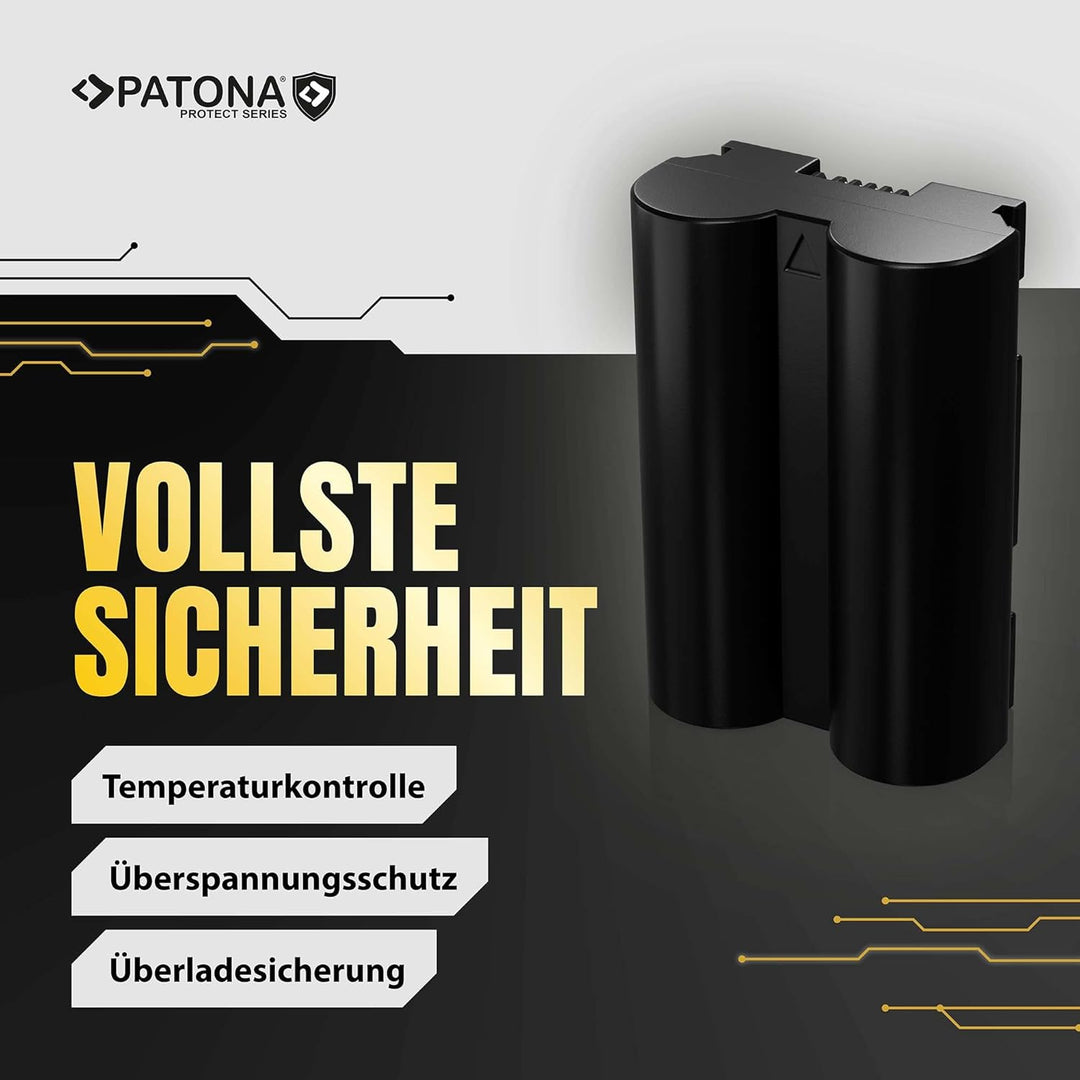PATONA Protect V1 Akku NP-W235 (2400 mAh) mit NTC-Sensor und V1 Gehäuse - kompatibel mit Fuji Fujifi