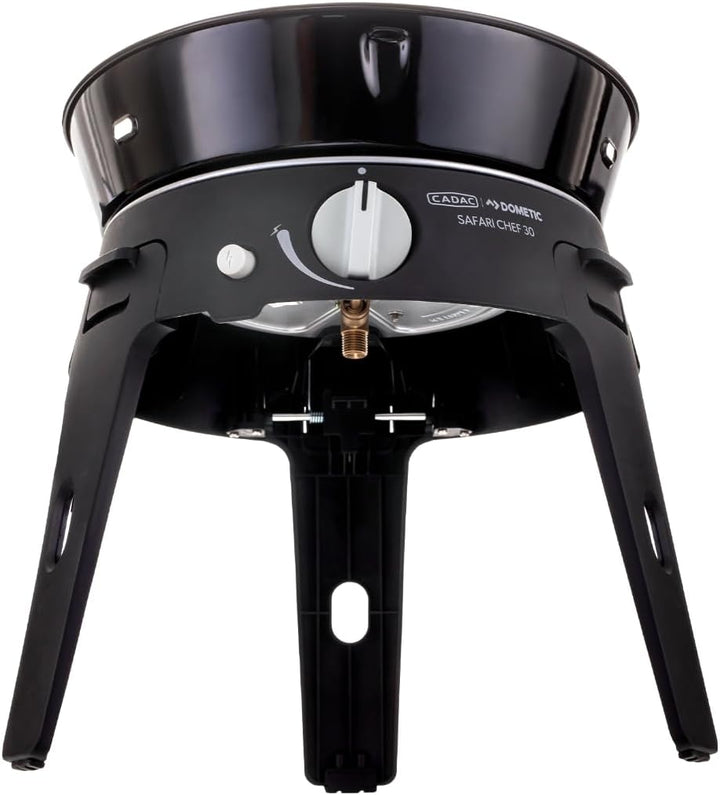 CADAC - Safari Chef 30 LP Deluxe - Tragbare Grills - GreenGrill-Keramikbeschichtung – inkl. Tragetas