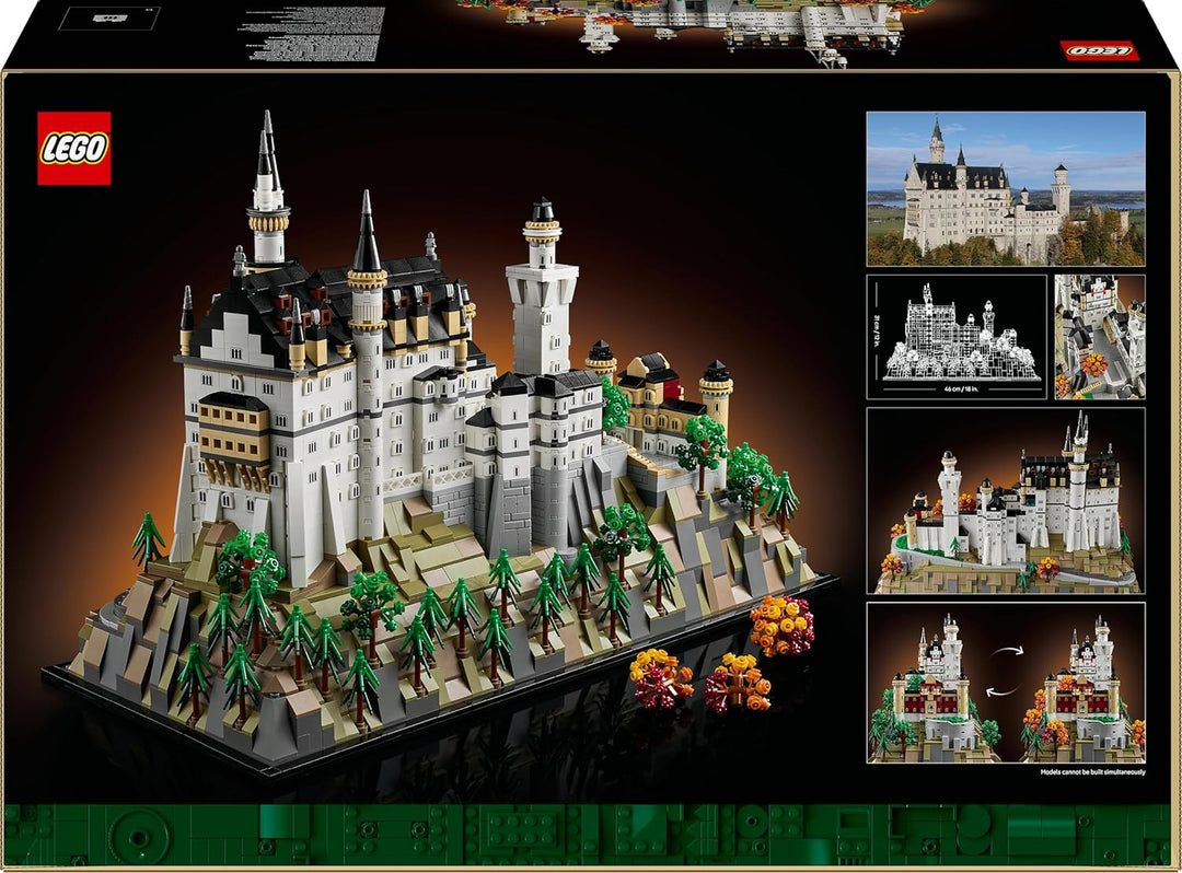 LEGO Architecture Schloss Neuschwanstein - Kreatives Bastelset und Konstruktionsspielzeug - Spielzeu