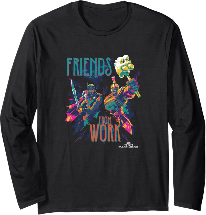 Marvel Thor: Ragnarok Thanos & Thor Friends From Work Langarmshirt