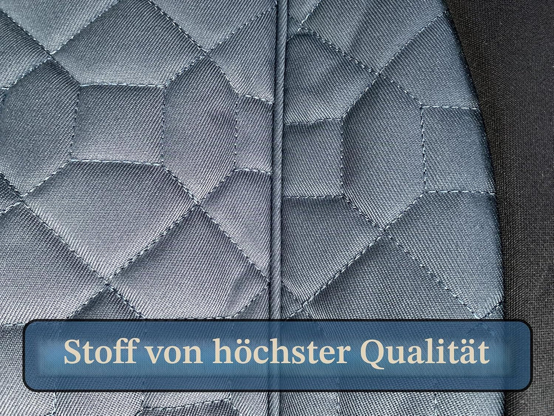 Susy Shop Autositzbezüge, kompatibel mit Smart fortwo, 450 451 und 453, Set mit 2 Vordersitzbezügen,