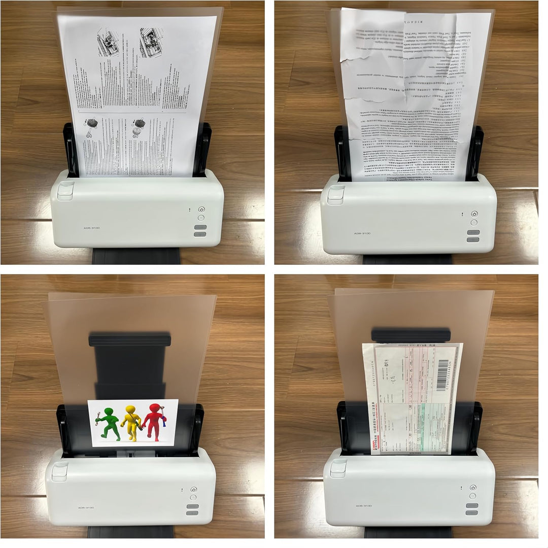 5 x Scanner-Trägerblätter CS-A3301, kompatibel mit Brother ADS-1700W, Scannen Sie beschädigte, zerri