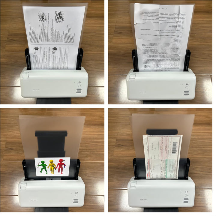 5 x Scanner-Trägerblätter CS-A3301, kompatibel mit Brother ADS-1700W, Scannen Sie beschädigte, zerri